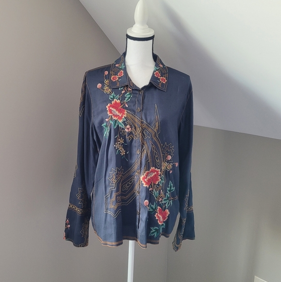 Johnny Was Tops Johnny Was Button Down Shirt Poshmark